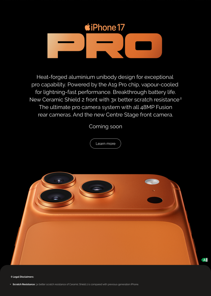 Iphone pro 17